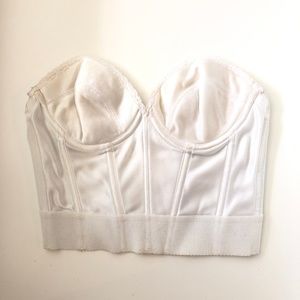 White Bra Short Corset Bra Top